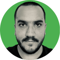 profile green background